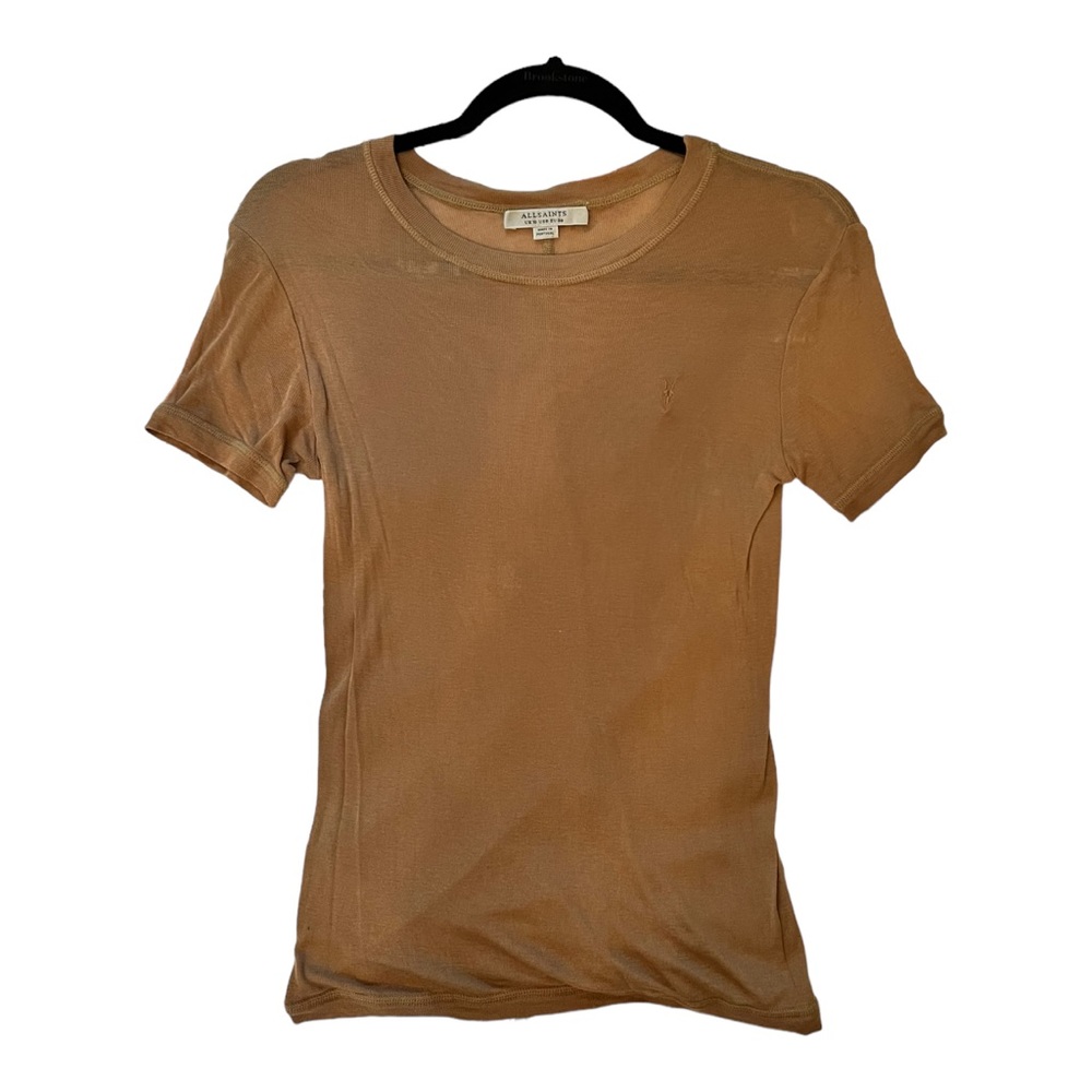 Excellent condition AllSaints Sheer Nude Top.